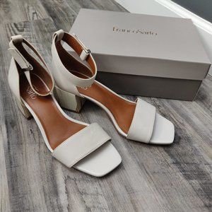 Franco Sarto marble leather sandal